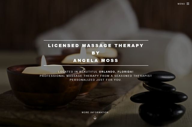 Home page of Licensed Massage Therapy by Angela Moss